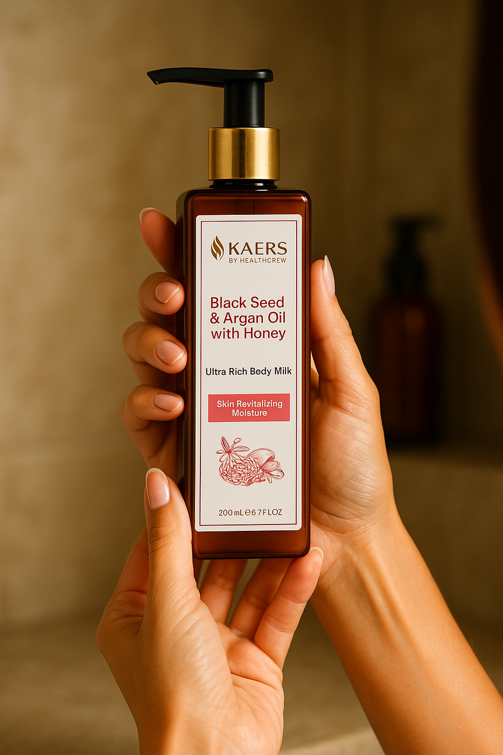 Ultra Rich Body Milk - Black Seed & Argan Oil with Honey | 200 ml