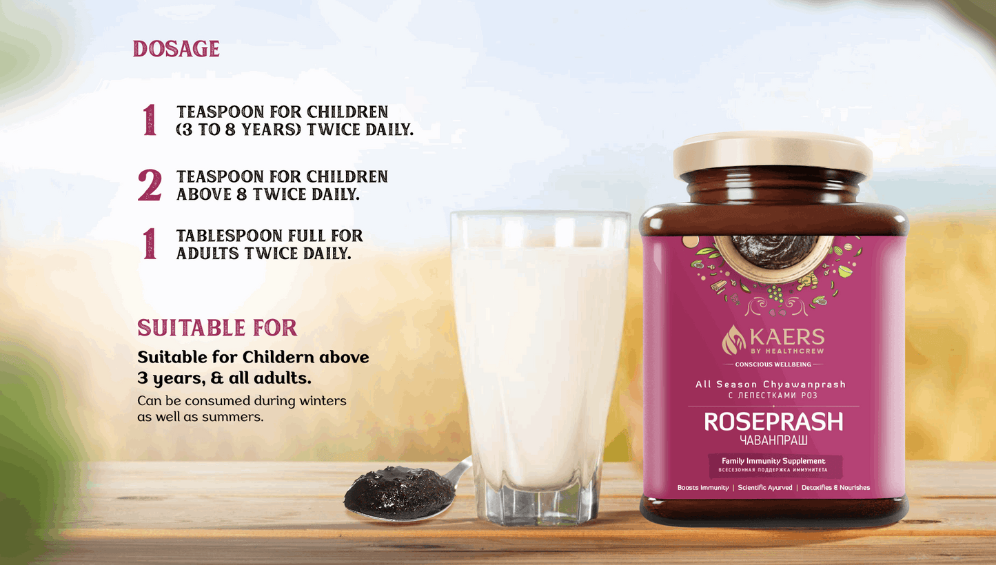 Kaers ROSEPRASH - Ayurvedic All Season Chyawanprash - Kaers Life