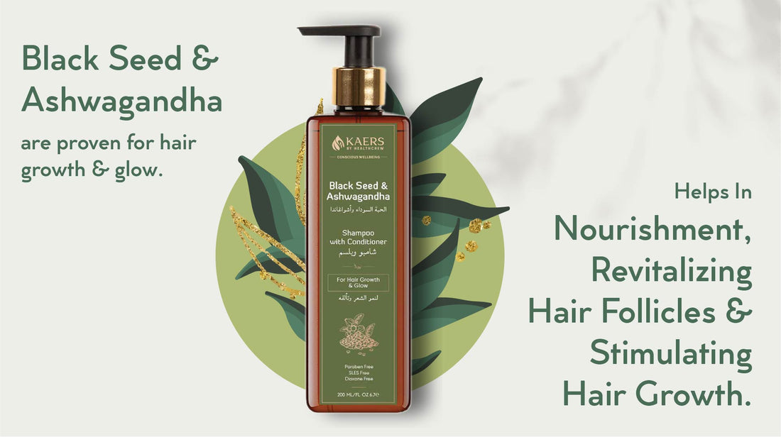 Ashwagandha Shampoo, Haircare, Healthy Hair, Hair Growth & Glow