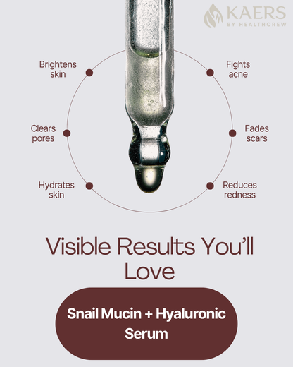 Snail Mucin & Hyaluronic Serum