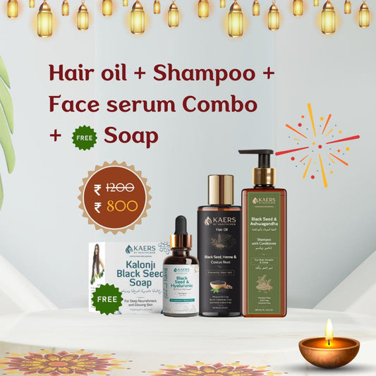 Diwali Special Kaers Skin & Hair Care Combo