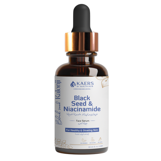 Black Seed (Kalonji) & Niacinamide Face Serum For Healthy & Glowing Skin | 30 ml