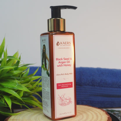 Ultra Rich Body Milk - Black Seed & Argan Oil with Honey  | 200 ml
