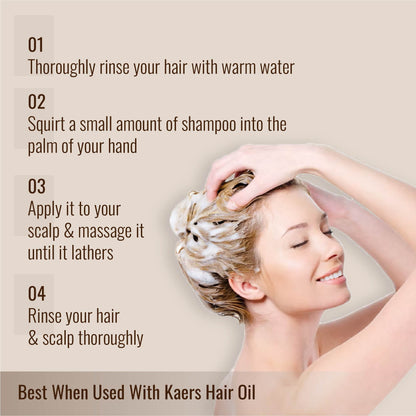 Herbal Shampoo With Conditioner - Black Seed and Activated Charcoal - Kaers Life