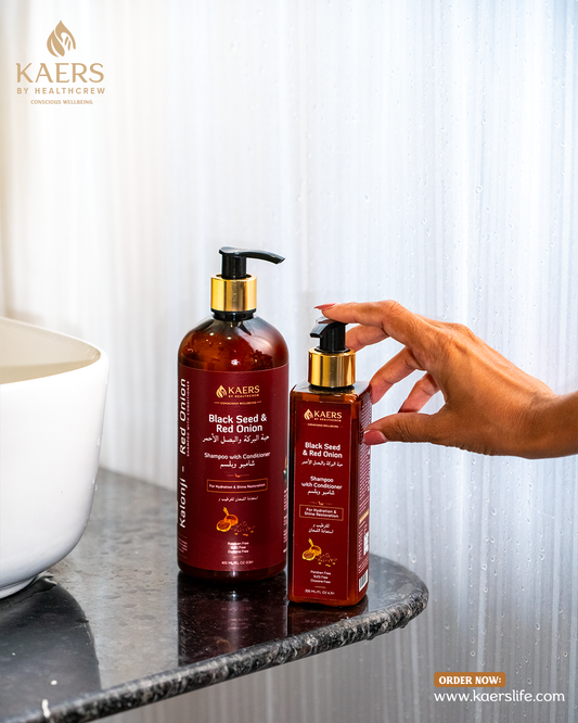 Herbal Shampoo with Conditioner - Black Seed and Red Onion